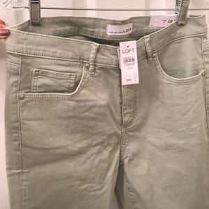 NWT Loft Skinny Crop Jeans - size 6/28